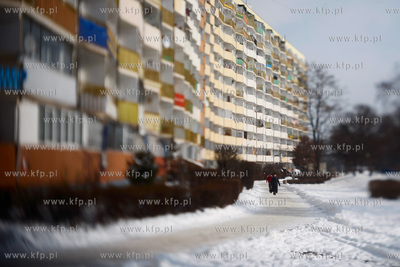 Gdansk. Dzielnica Przymorze.22.02.2011fot. Krzysztof...