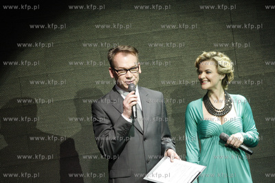 Gdansk. Gala Bursztynu i Mody Amberif 2011. Nz prowadzacy...