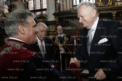 Gdańsk, Dwór Artusa. Uroczysta sesja Rady Miasta...