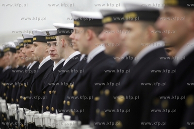 Gdynia. ORP Blyskawica. Wizyta ambasadora Stanow Zjednoczonych...