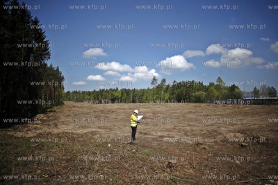 Trasa przyszlej Pomorskiej Kolei Metropolitalnej. Nz....