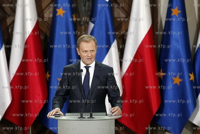 Gdansk. Wizyta premiera Finlandii Jyrki Katainenena....