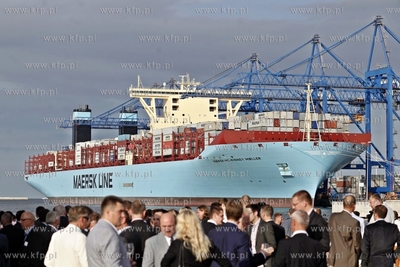 Najwiekszy kontenerowiec swiata Maersk Mc-Kinney Moller...