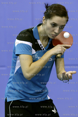Magdalena Szczerkowska, tenisistka stolowa. 18.11.2013...