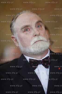 Gdansk. Ratusz Glownomiejski. Uroczystosc wreczenia...