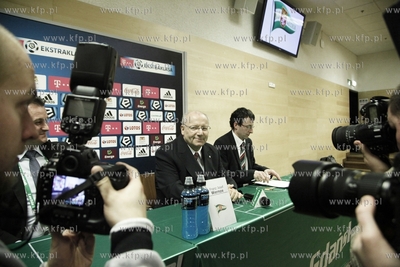 Konferencja prasowa Franza Josefa Wernze, reprezentujacego...