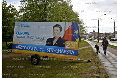 Billboard wyborczy Henryki Strycharskiej Krzywonos...