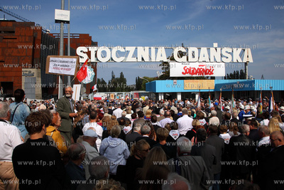 Gdansk. Uroczystosci 25 rocznicy podpisania Porozumien...