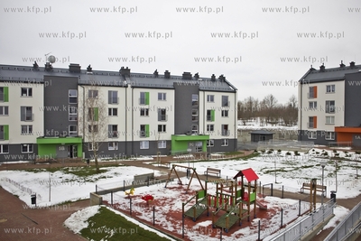 Uroczystość wręczenia kluczy lokatorom budynków...