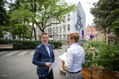 Konferencja prasowa radnych miasta Gdańska z klubu...