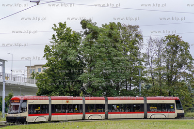 Gdańsk Strzyża. Trawaj PESA 120NAG SWING  03.09.2020...