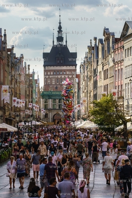Gdańsk, ul. Długa. 13.08.2021 / fot. Anna Rezulak...