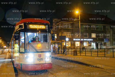 Gdńsk. Halloweenowy tramwaj. 31.10.2024 / fot. Anna...