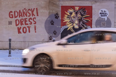 Gdańsk, Wrzeszcz. Intsnsywne opady śniegu. 03.01.2025...