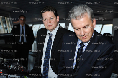 Gdansk. Terminal kontenerowy DCT. Wizyta przedstawicieli...