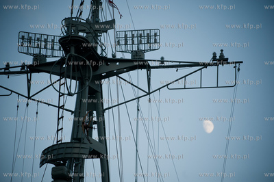 Gdynia. Skwer Kosciuszki. Okret - muzeum ORP Blyskawica...