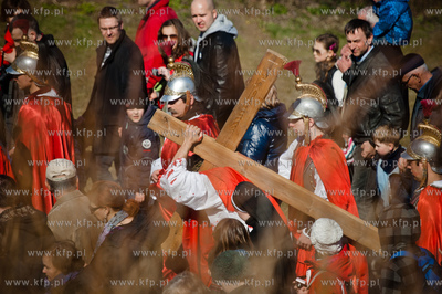Wielki Piatek. Misterium Meki Panskiej na ulicach Gdanska....