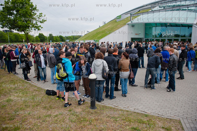 Gdynia. Stadion Miejski. Otwarty dla publicznosci trening...