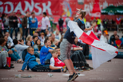 Gdansk. Fanzone - Strefa Kibica. Relacja meczu Mistrzostw...