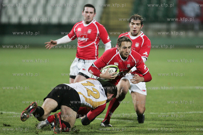 Gdansk. Stadion Miejski przy ul. Traugutta. Mecz rugby...