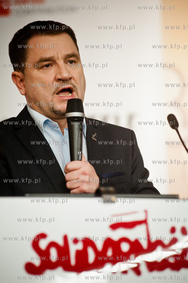 Gdansk. Sala BHP Stoczni Gdanskiej. Spotkanie zorganizowane...