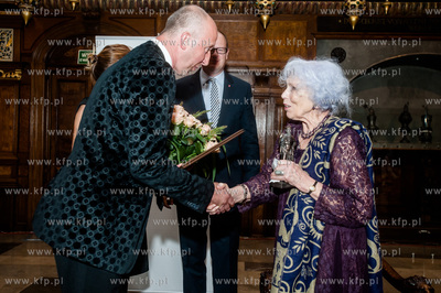 Gdansk. Dwor Artusa. Uroczystosc wreczenia Nagrod Prezydenta...