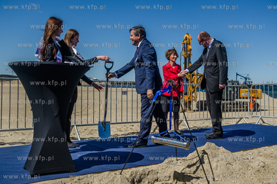 Gdansk. Terminal kontenerowy DCT. Uroczystosc inauguracji...