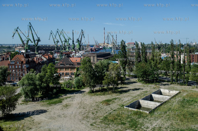 Gdansk. Swieto Historycznej sali BHP, znajdujacej sie...