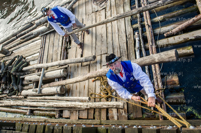 Gdańsk. Przywitanie członków Bractwa Flisackiego...