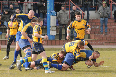 Liga Rugby. Stadion GOSiR w Gdyni. Mecz Arka Gdynia...