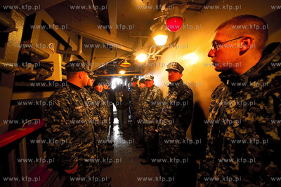 Zatoka Gdanska. Okret Marynarki Wojennej USA, USS RAMAGE...