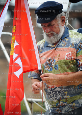 Gdansk. Marina - przystan jachtowa na Motlawie. Przywitanie...