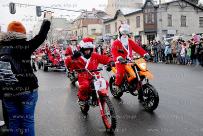 Gdynia. Jubileuszowa, X edycja parady Mikolaje na Motocyklach...