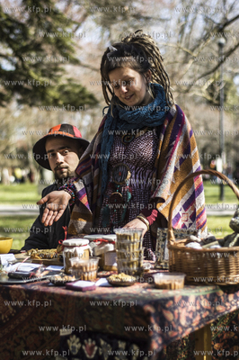 Oliwa, Park Oliwski. II Festiwal Etnowiosnowisko. Happening...