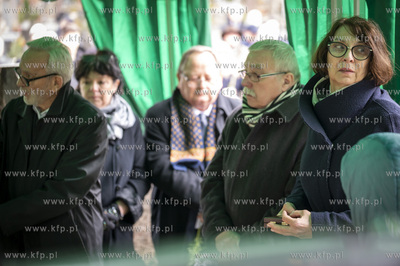 Cmentarz Witomiński w Gdyni. Uroczystości pogrzebowe...