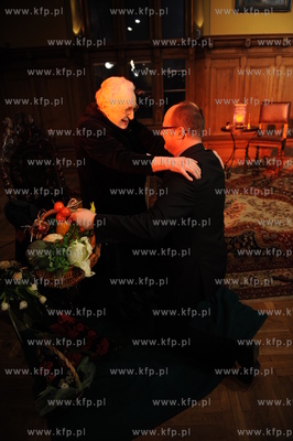 Gdansk, Ratusz Staromiejski. Uroczystosc wreczenia...