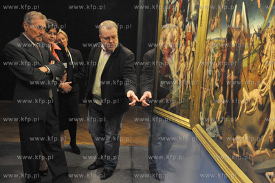 Emil Constantinescu -  byly prezydent Rumunii odwiedzil...