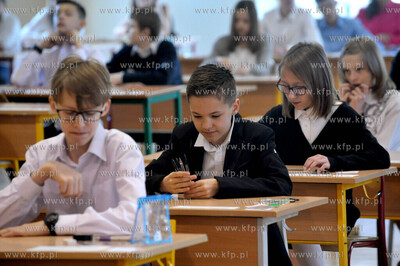 Gdansk.Szkola Podstawowa nr 50. Ogolnopolski test sprawdzajacy...