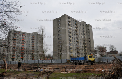 Gdansk. Prace archeologiczne przy ul. Dlugie Ogrody....