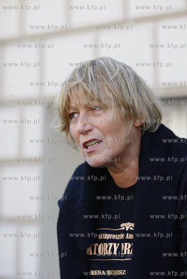 Gdansk. Dlugi Targ. Happening pt Aktorzy Przyjechali...