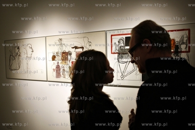 Gdańsk. Galeria Guntera Grassa.Otwarcie wystawy i...