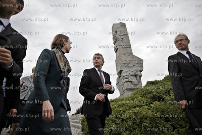 Gdansk Westerplatte. Delegacja Niemieckiej Federacji...