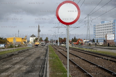 Gdansk. Zmiana w organizacji ruchu na budowie wezła...