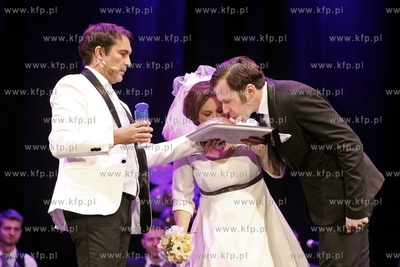 Gdansk. Scena Kontakt. Wystep Kabaretu Hrabi. Nz Joanna...