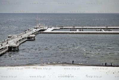 Sopot. Widok z latarni morskiej na molo.
21.02.2013
fot....