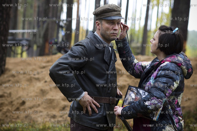 Lasy piaśnickie koło WejherowaPlan zdjęciowy filmu...