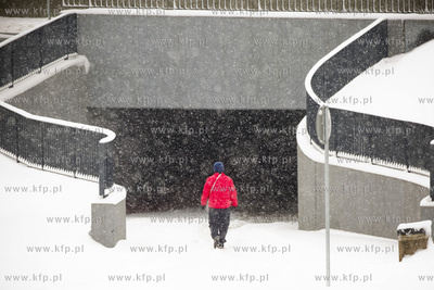 Gdańsk Letnica. Zima. 21.01.2016 fot. Krzysztof Mystkowski...