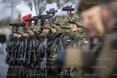 Morąg. Przysięga żołnierzy Wojsk Obrony Terytorialnej.
02.02.2020
fot....
