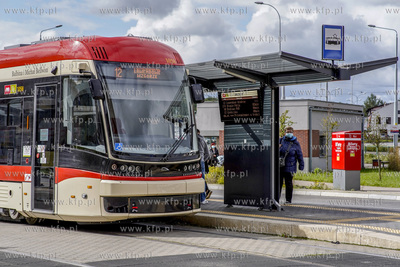 Siedlce, zajezdnia tramwajowa. Tramwaj Pessa Jazz Duo....