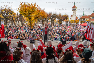 Sopot. Święto Niepodległości. Parada rowerzystów,...